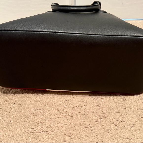 Bally Red, Pink, and White Sneakers with Black Accents and Matching Bag - Picture 2 of 10